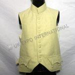 18th Century Cream Color Wool Vest
