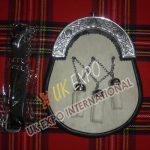 White Cow Skin Leather Smart Sporran