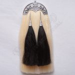 Scottish Flower White Horse Hair Sporran