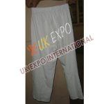 Traditional White Elastic Jeans Trouser