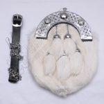 White Rabbit Fur Full Dress Sporran