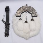 White Rabbit Fur Celtic Full Dress Sporran
