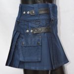 Navy Color Women's Utility Kilt