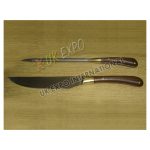 Two Piece Stag Handled Carving Set