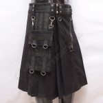 Y Style Heavy Duty Black Utility Kilt