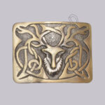 Stage Celtic Brass Antique Scottish Baby Buckle