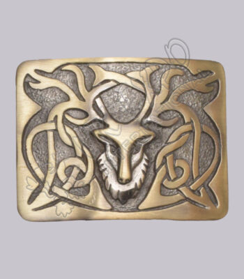 Stage Celtic Brass Antique Scottish Baby Buckle
