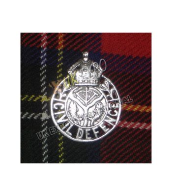 Civil Defence Metal Badge
