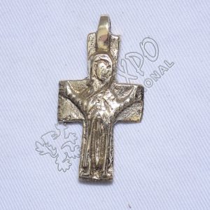 Christian Middle Ages Cross X Hat Badge