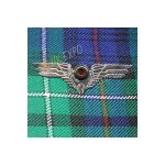 Railroad Winged Visor Cap Metal Badge