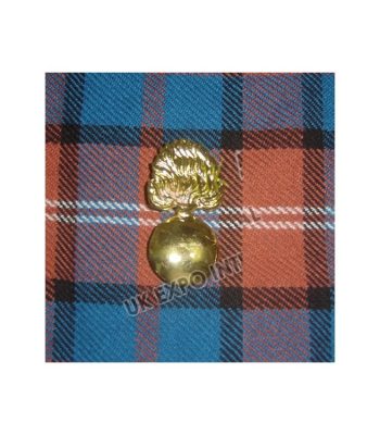 Gold Metal Grenade Badge