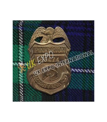 Pinkerton 53474 Security Service Metal Badge
