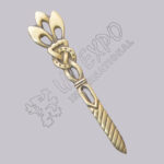 Celtic Knotwork Brass Kilt Pin