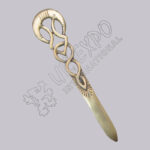 Celtic Knot Antique Brass Kilt Pin