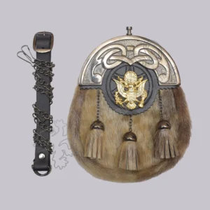 Premium Seal Skin Full Dress Antique Cantle Sporran