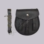 Premium Black Leather Daywear Sporran