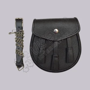 Premium Black Leather Daywear Sporran