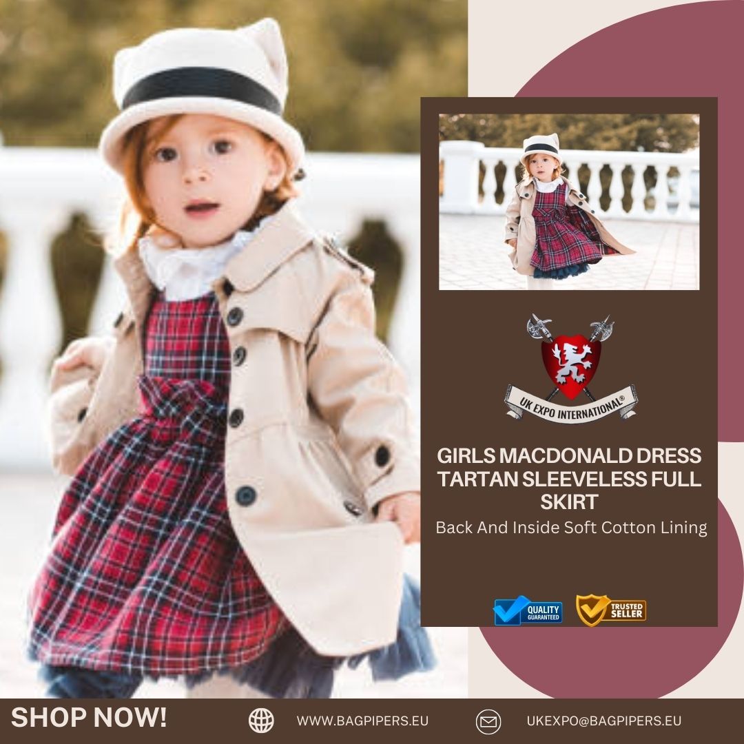 Girls MacDonald Dress Tartan